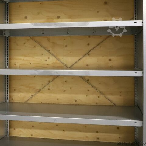 Gebruikte Legbordstelling 4 secties - B:5270 x D:635 x H:2500mm - Zink Kruizinga 98-7172GB-S4