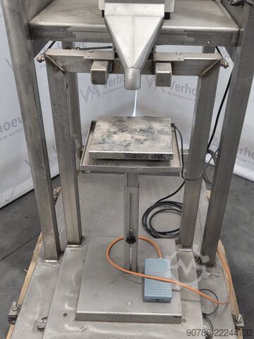 Weger vulmachine afweegmachine trilgoot  