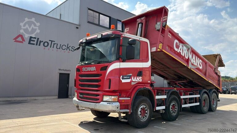 Skraldevogn Scania G 400 (GRANDES EJES / BELGIAN TRUCK / COCHE BEL...