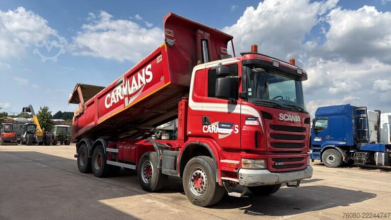 Skraldevogn Scania G 400 (GRANDES EJES / BELGIAN TRUCK / COCHE BEL...