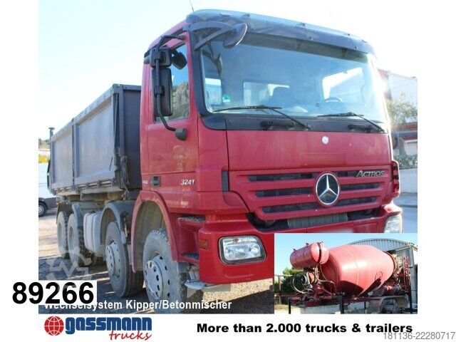 Kipper LKW Mercedes-Benz Actros 3241 B 8x4/4, Wechselsystem