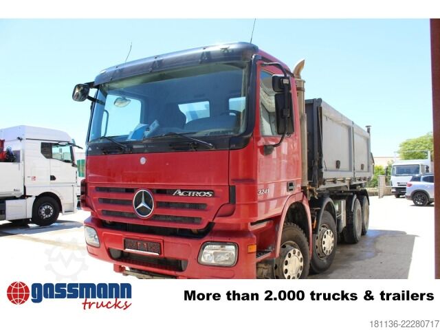 Kipper LKW Mercedes-Benz Actros 3241 B 8x4/4, Wechselsystem