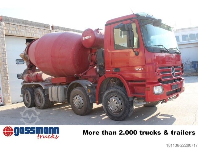 Kipper LKW Mercedes-Benz Actros 3241 B 8x4/4, Wechselsystem