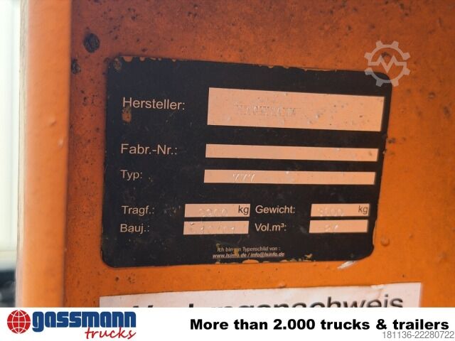 Contenedor de volteo Hagemann HAGEMANN Abrollcontainer mit hydr. Deckel ca.