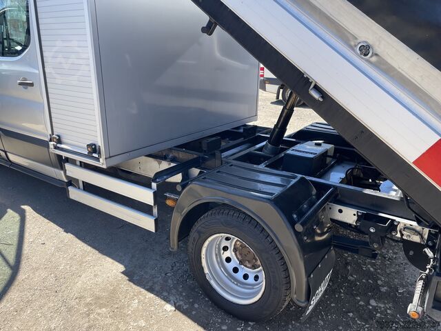 Transportador con plataforma y toldo Ford Transit Kipper aus 1.Hand+Klima+AHK+EU5