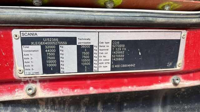 Camion de gunoi Scania G 400 (GRANDES EJES / BELGIAN TRUCK / COCHE BEL...