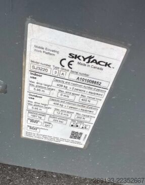 Schaarhoogwerker Skyjack SJ 3220 E Elektro 7,95 m