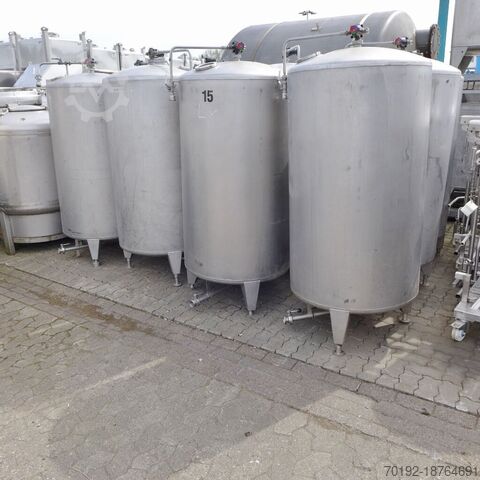 1000 liter tank gemaakt van V2A  