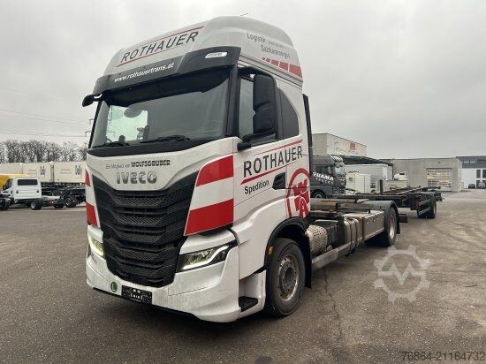 Lastbil med utbytbar kaross IVECO S-WAY AS190S/FP BDF,   WECHSELFAHRGESTELL