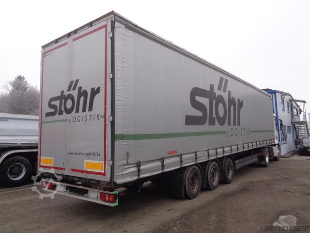 Semirremolque abierto con toldo  SAPL 24 Mega Liftachse SAF 435/50 R19,5