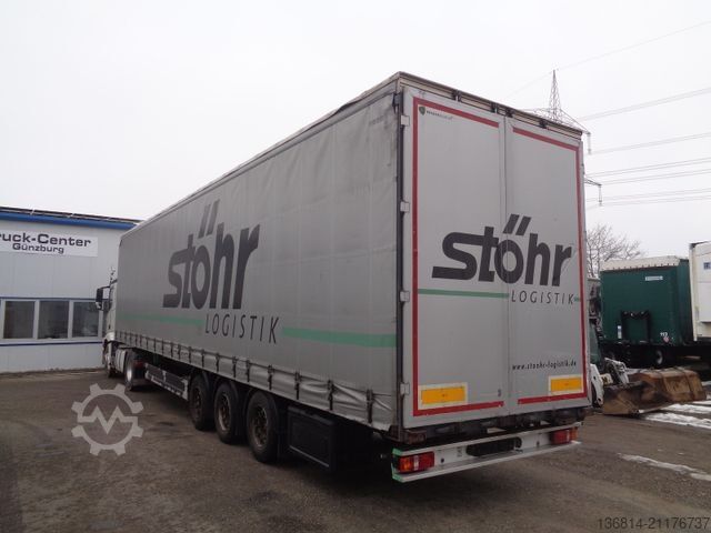 Semirremolque abierto con toldo  SAPL 24 Mega Liftachse SAF 435/50 R19,5