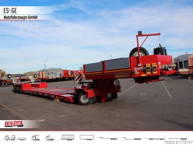 Semirremolque de plataforma baja FAYMONVILLE Gigamax Tiefbett 1+3