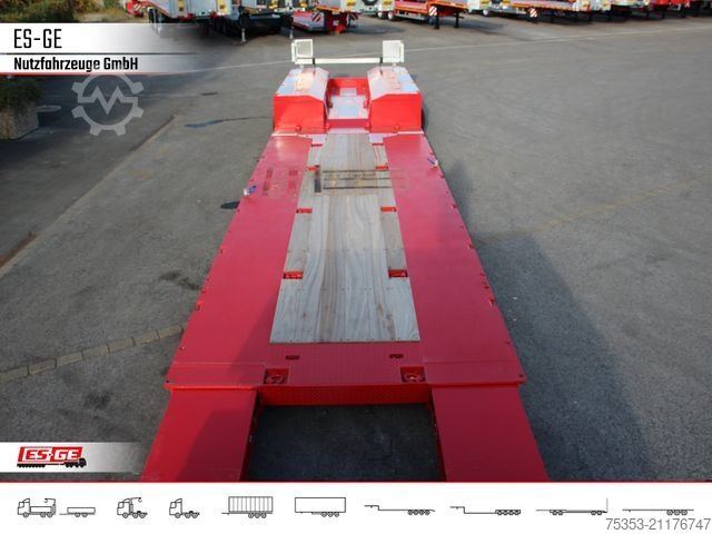 Semirremolque de plataforma baja FAYMONVILLE Gigamax Tiefbett 1+3