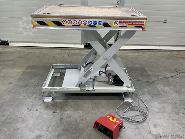 Hydraulische schaarheftafel, hydraulische tafel, heftafel, schaar-tafel GRUSE ELS 0.5-8-1-G-SO