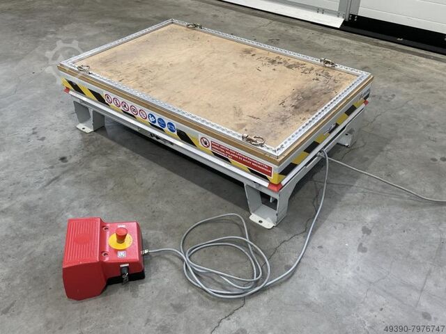 Hydraulische schaarheftafel, hydraulische tafel, heftafel, schaar-tafel GRUSE ELS 0.5-8-1-G-SO