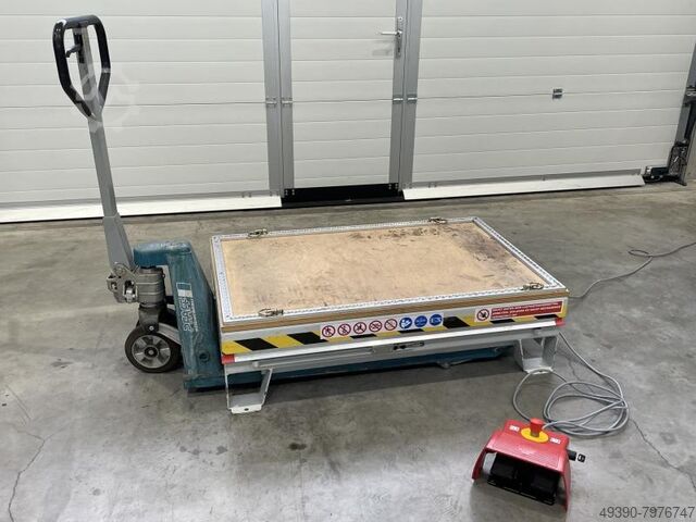 Hydraulische schaarheftafel, hydraulische tafel, heftafel, schaar-tafel GRUSE ELS 0.5-8-1-G-SO