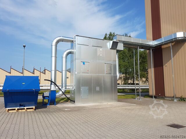 Extractie-installatie met briketpers Riedex 12.000