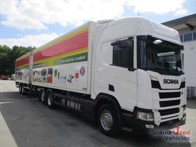 Koelwagen Scania R 450 B6x2*4NB / Durchladezug / Lbw.