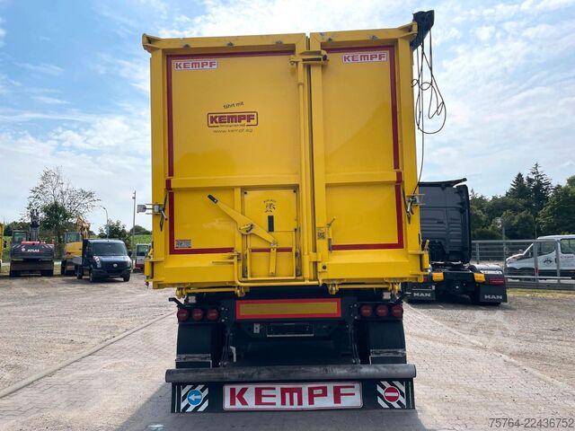 Tiptrailer KEMPF 53m³ Kippauflieger / 28m³ Liquid-X-Liner Gülle