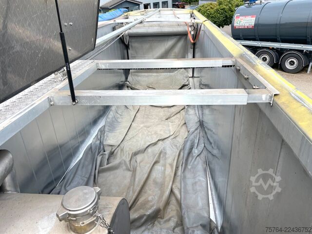 Tiptrailer KEMPF 53m³ Kippauflieger / 28m³ Liquid-X-Liner Gülle
