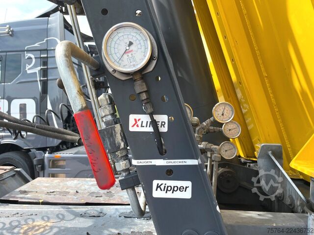 Tiptrailer KEMPF 53m³ Kippauflieger / 28m³ Liquid-X-Liner Gülle