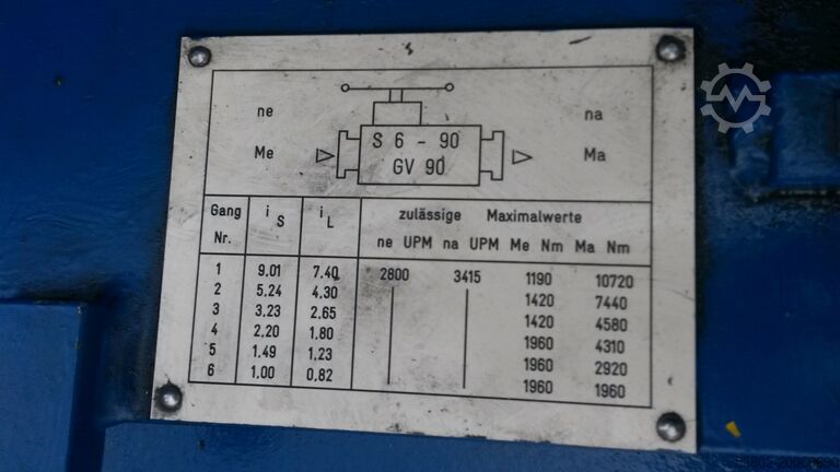250kW aandrijfmotor met vrachtwagenversnellingsbak Schorch ZF 250kW 250 KW / KA 4355S-BB011-2