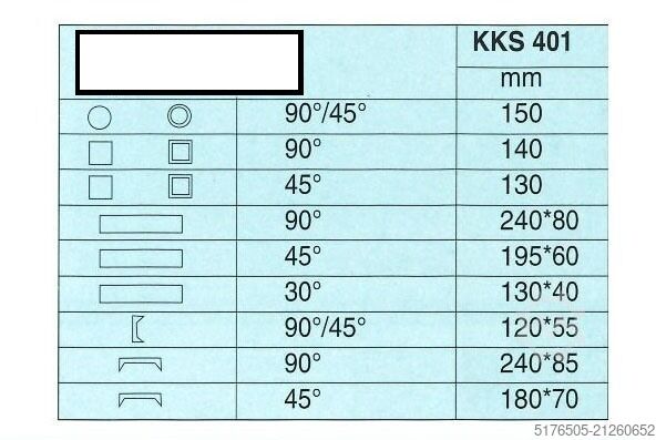 CNC cold saw Kaltenbach KKS 401 NA Kaltenbach KKS 401 NA 2000