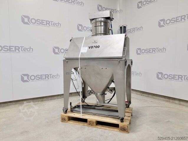 Pneumatic bag emptying station Volkmann RNT180