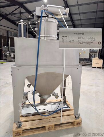 Pneumatic bag emptying station Volkmann RNT180