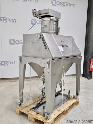 Pneumatic bag emptying station Volkmann RNT180