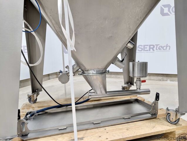 Pneumatic bag emptying station Volkmann RNT180