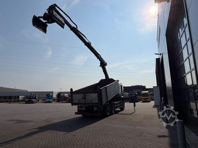 Ανατρεπόμενο όχημα με γερανό MAN TGS 28.480 6x4-4 BL Kipper / HMF 2420 K3