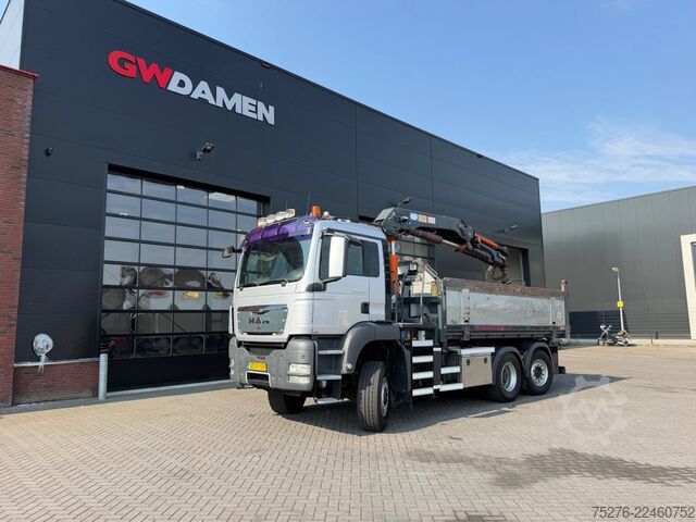 Ανατρεπόμενο όχημα με γερανό MAN TGS 28.480 6x4-4 BL Kipper / HMF 2420 K3