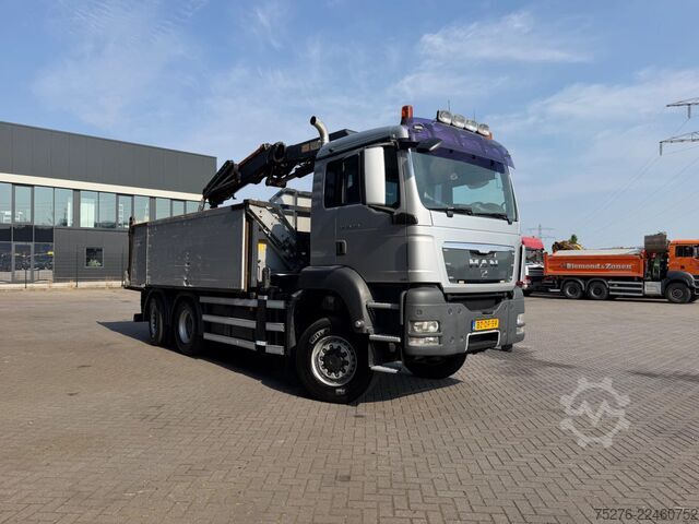 Ανατρεπόμενο όχημα με γερανό MAN TGS 28.480 6x4-4 BL Kipper / HMF 2420 K3