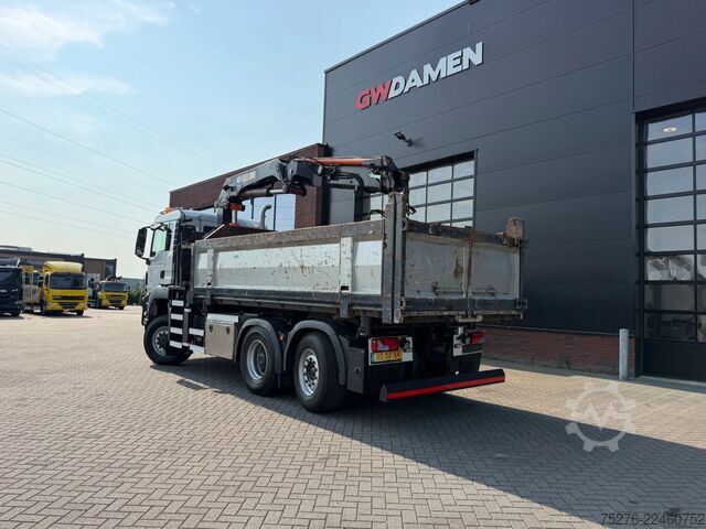 Ανατρεπόμενο όχημα με γερανό MAN TGS 28.480 6x4-4 BL Kipper / HMF 2420 K3