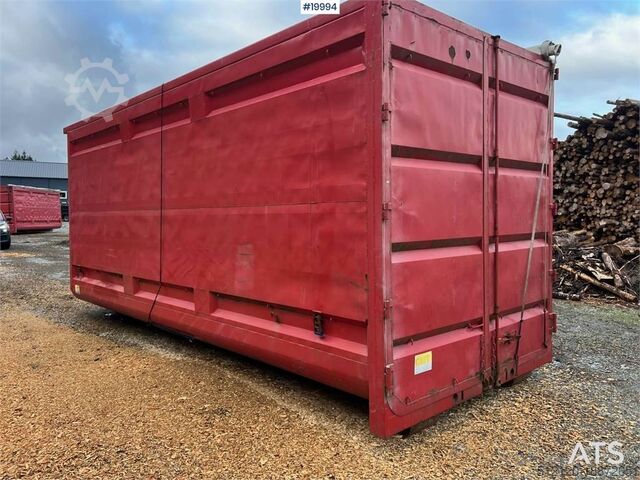 Baumaschine CMT 47M3 wood chip container w/ tarpaulin