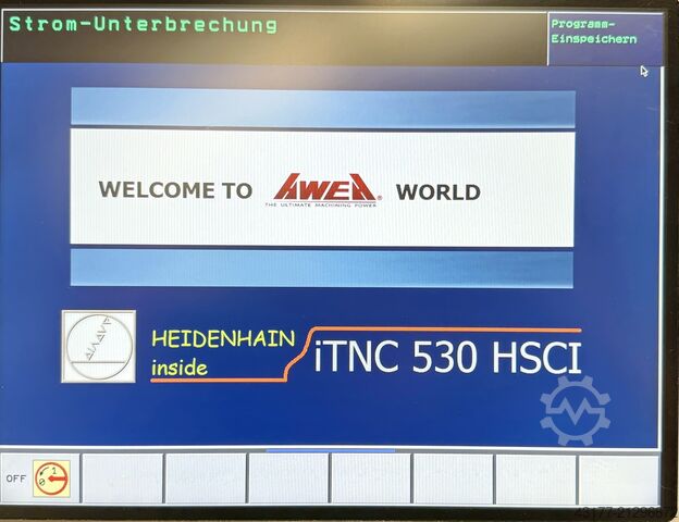 Vertikalt CNC bearbejdningscenter AWEA BM-1600 Heidenhain iTNC530 IKZ