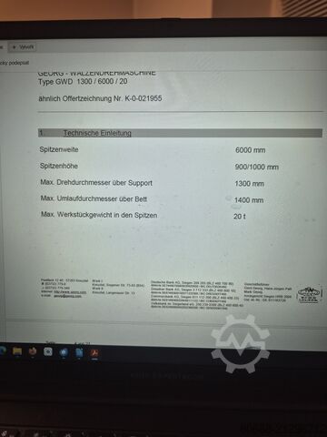 CNC-drejebænk GEORG GWD 1300/600/20