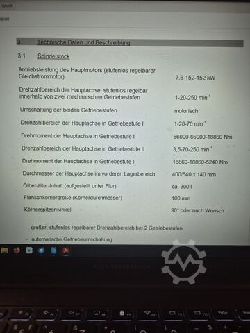 CNC-drejebænk GEORG GWD 1300/600/20