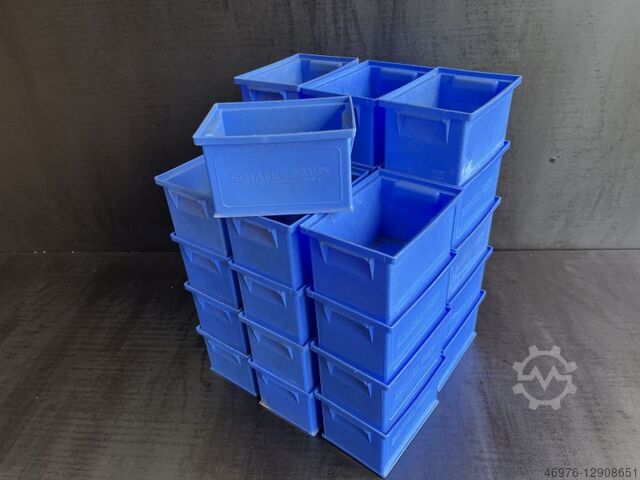 Transportdoos stapelen Doos stapelen SSI Schäfer Typ: 14/6-4 / 28 Stück/ blau Außenabm.: 210 x 150 x 123 mm (BxTxH)