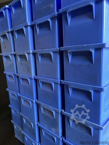 Transportdoos stapelen Doos stapelen SSI Schäfer Typ: 14/6-4 / 56 Stück/ blau Außenabm.: 210 x 150 x 123 mm (BxTxH)