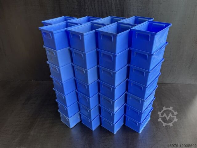 Transportdoos stapelen Doos stapelen SSI Schäfer Typ: 14/6-4 / 56 Stück/ blau Außenabm.: 210 x 150 x 123 mm (BxTxH)