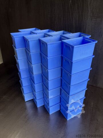 Transportdoos stapelen Doos stapelen SSI Schäfer Typ: 14/6-4 / 56 Stück/ blau Außenabm.: 210 x 150 x 123 mm (BxTxH)