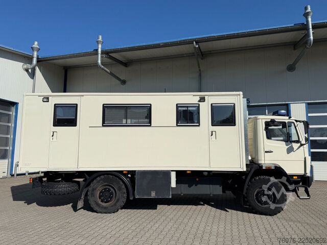 Kassevogn MERCEDES-BENZ 917 A 4x4 Allrad Einzelbereift 6m Koffer Klima