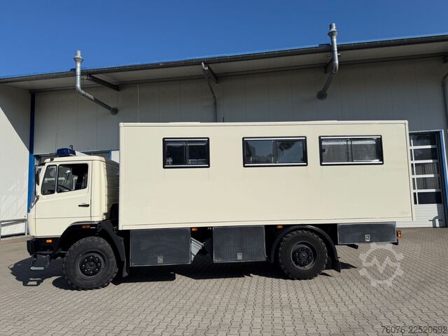 Kassevogn MERCEDES-BENZ 917 A 4x4 Allrad Einzelbereift 6m Koffer Klima
