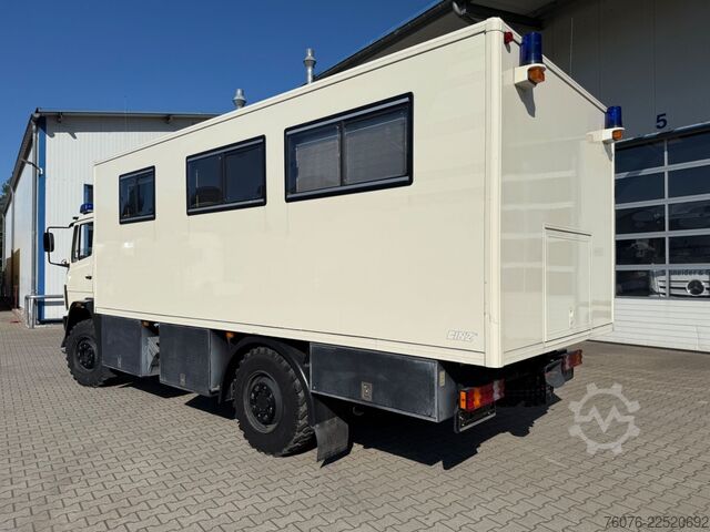 Kassevogn MERCEDES-BENZ 917 A 4x4 Allrad Einzelbereift 6m Koffer Klima