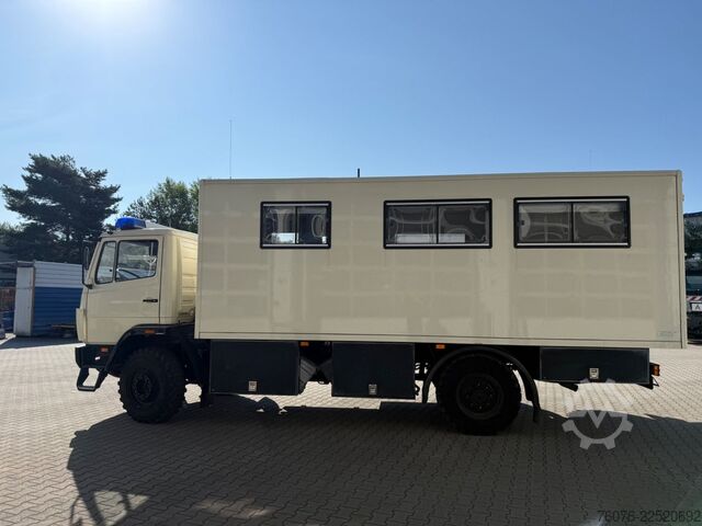 Kassevogn MERCEDES-BENZ 917 A 4x4 Allrad Einzelbereift 6m Koffer Klima