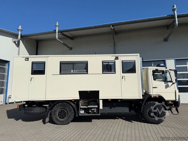 Kassevogn MERCEDES-BENZ 917 A 4x4 Allrad Einzelbereift 6m Koffer Klima