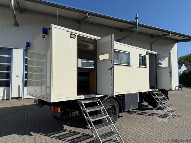 Kassevogn MERCEDES-BENZ 917 A 4x4 Allrad Einzelbereift 6m Koffer Klima