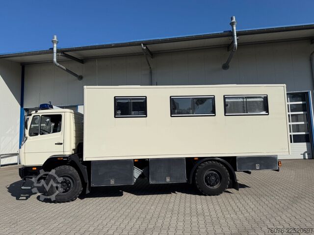 Campingvogn/autocamper MERCEDES-BENZ MB 917 A 4x4 Allrad Koffer 6m Klima Heizung
